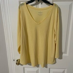 1x truheart top yellow